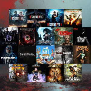 Combo 18 games Resident Evil 2+3+4+5+6+RER2 + Dead Island Riptide + Tomb Raider + Payday 2 + Bullet Witch v.v... - Steam Offline