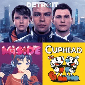 Combo 3 games Detroit: Become Human + Cuphead & The Delicious Last Course + MiSide