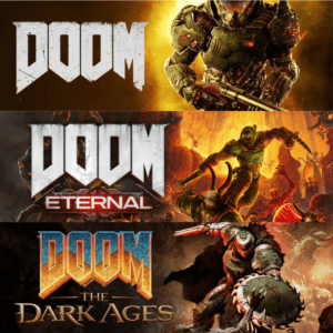 Combo 3 games DOOM + DOOM Eternal + DOOM: The Dark Ages - Steam Offline