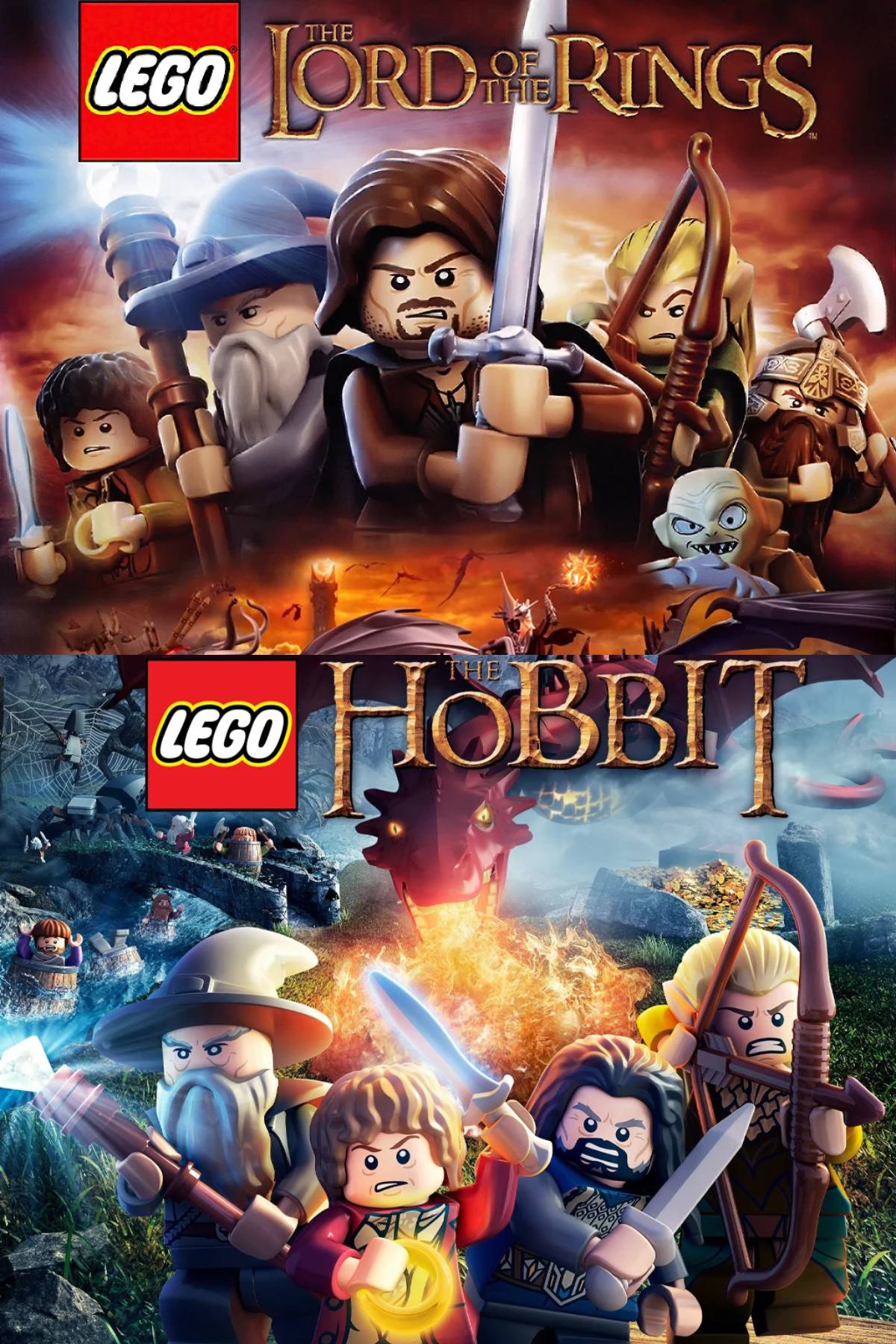 LEGO The Lord of the Rings + LEGO The Hobbit Bundle - DuyQuangGameStore LEGO The Lord of the Rings + LEGO The Hobbit Bundle - Steam Offline - Ảnh 1